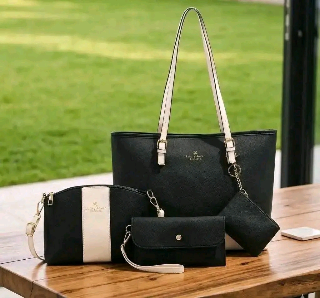 Lucky 4-Pcs Premium Ladies Combo Bag Set