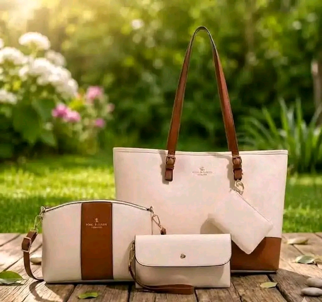 Lucky 4-Pcs Premium Ladies Combo Bag Set - Image 2